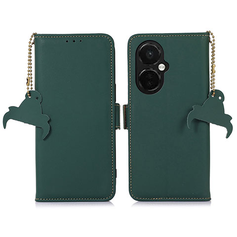 Funda de Cuero Cartera con Soporte Carcasa A11D para OnePlus Nord CE 3 5G Verde