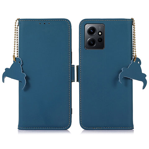 Funda de Cuero Cartera con Soporte Carcasa A11D para Xiaomi Redmi Note 12 4G Azul