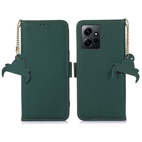 Funda de Cuero Cartera con Soporte Carcasa A11D para Xiaomi Redmi Note 12 4G Marron