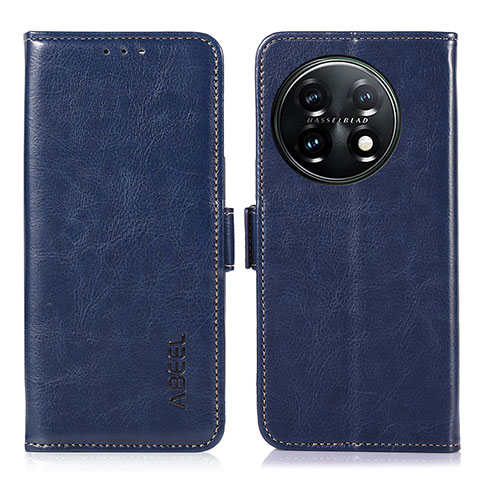 Funda de Cuero Cartera con Soporte Carcasa A12D para OnePlus 11 5G Azul