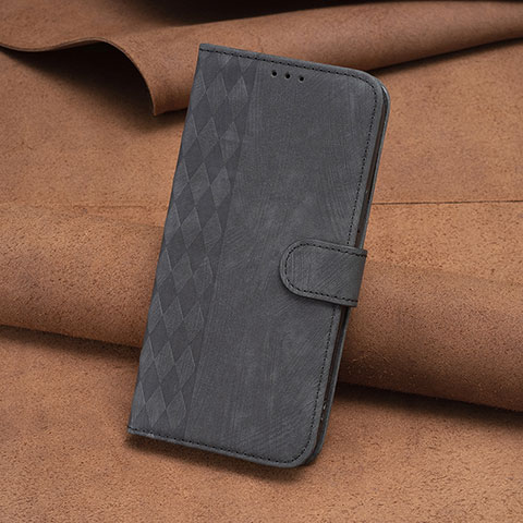 Funda de Cuero Cartera con Soporte Carcasa B01F para Nokia C12 Negro