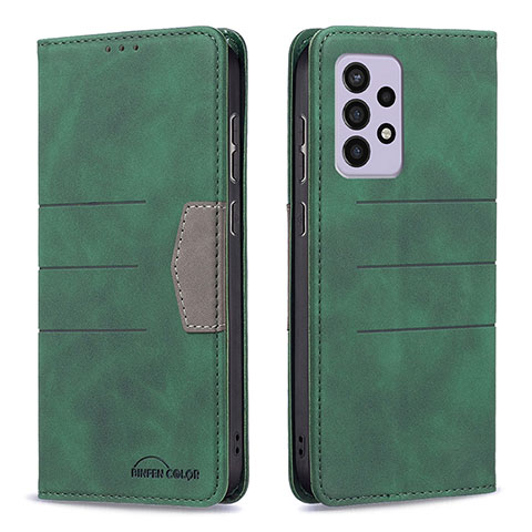 Funda de Cuero Cartera con Soporte Carcasa B01F para Samsung Galaxy A33 5G Verde