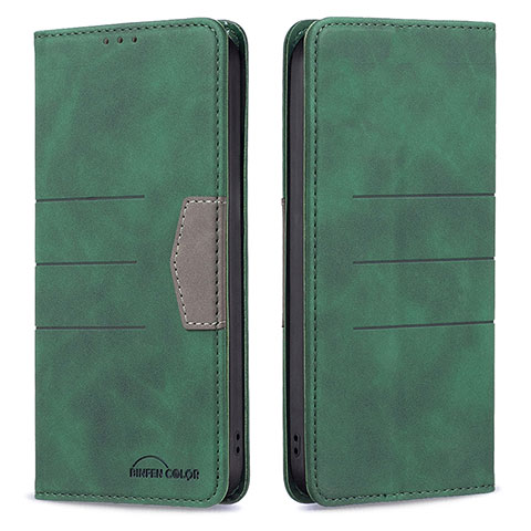 Funda de Cuero Cartera con Soporte Carcasa B01F para Xiaomi Mi 11X Pro 5G Verde