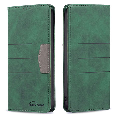 Funda de Cuero Cartera con Soporte Carcasa B01F para Xiaomi Redmi K40 Pro 5G Verde