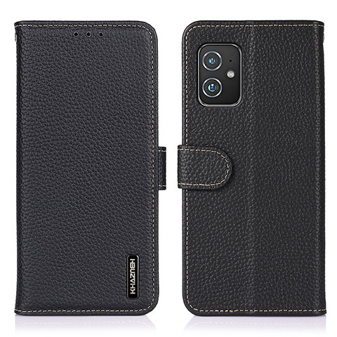 Funda de Cuero Cartera con Soporte Carcasa B01H para Asus ZenFone 8 Mini Negro