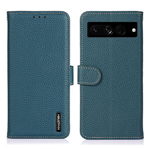 Funda de Cuero Cartera con Soporte Carcasa B01H para Google Pixel 7 Pro 5G Verde