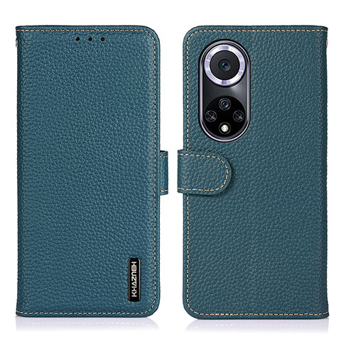 Funda de Cuero Cartera con Soporte Carcasa B01H para Huawei Honor 50 5G Verde