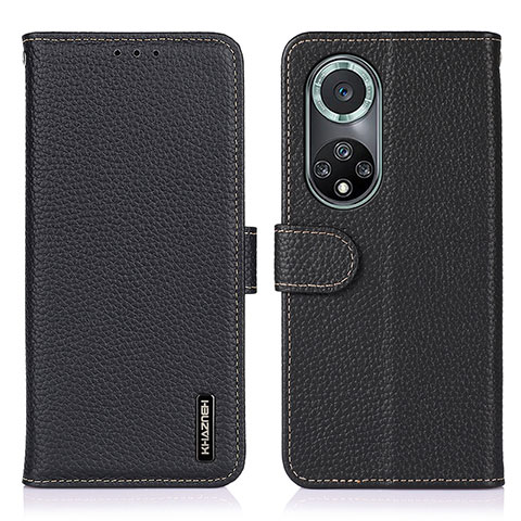 Funda de Cuero Cartera con Soporte Carcasa B01H para Huawei Nova 9 Pro Negro