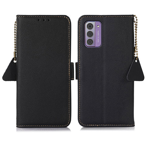 Funda de Cuero Cartera con Soporte Carcasa B01H para Nokia G310 5G Negro