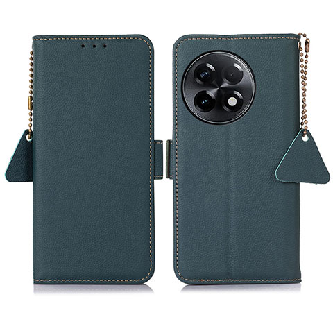 Funda de Cuero Cartera con Soporte Carcasa B01H para OnePlus Ace 2 5G Verde