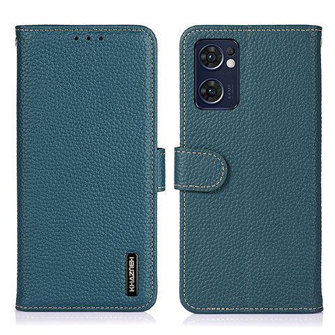 Funda de Cuero Cartera con Soporte Carcasa B01H para OnePlus Nord CE 2 5G Verde