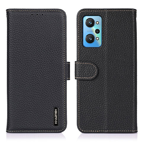 Funda de Cuero Cartera con Soporte Carcasa B01H para Realme GT Neo 3T 5G Negro