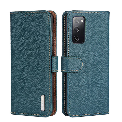 Funda de Cuero Cartera con Soporte Carcasa B01H para Realme Q3 Pro 5G Verde