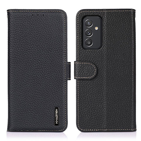 Funda de Cuero Cartera con Soporte Carcasa B01H para Samsung Galaxy A15 5G Negro