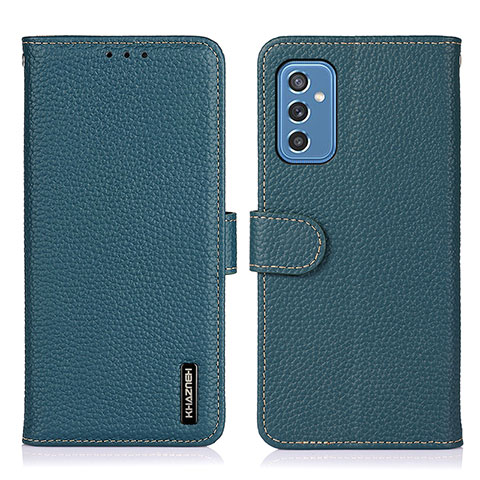 Funda de Cuero Cartera con Soporte Carcasa B01H para Samsung Galaxy M52 5G Verde