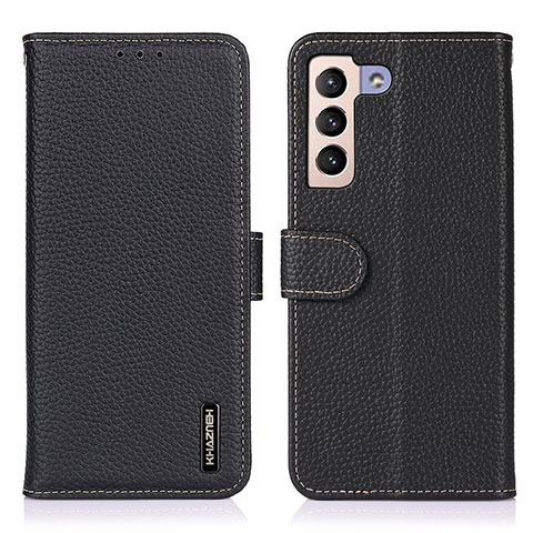 Funda de Cuero Cartera con Soporte Carcasa B01H para Samsung Galaxy S22 Plus 5G Negro