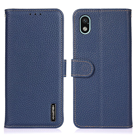 Funda de Cuero Cartera con Soporte Carcasa B01H para Sony Xperia Ace III Azul