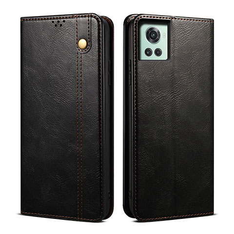 Funda de Cuero Cartera con Soporte Carcasa B01S para OnePlus 10R 5G Negro