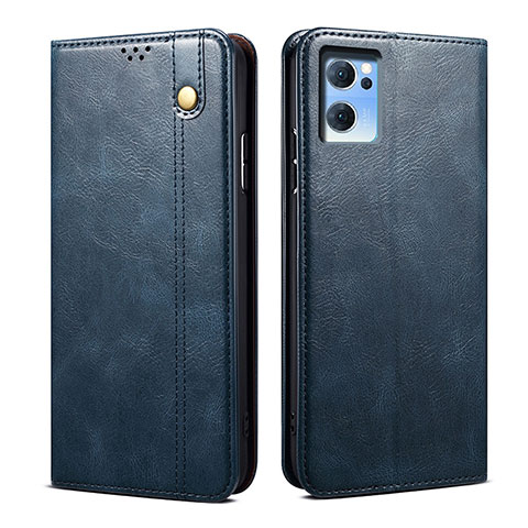 Funda de Cuero Cartera con Soporte Carcasa B01S para OnePlus Nord CE 2 5G Azul