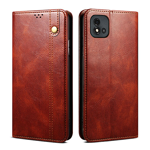 Funda de Cuero Cartera con Soporte Carcasa B01S para Realme C11 (2021) Marron