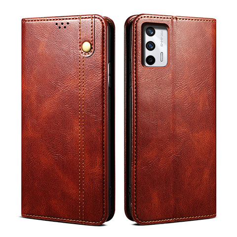 Funda de Cuero Cartera con Soporte Carcasa B01S para Realme GT 5G Marron