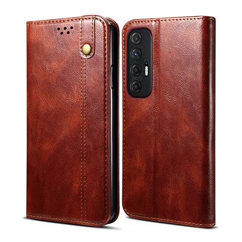 Funda de Cuero Cartera con Soporte Carcasa B01S para Xiaomi Mi 10S 5G Marron