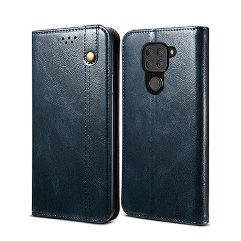 Funda de Cuero Cartera con Soporte Carcasa B01S para Xiaomi Redmi 10X 4G Azul