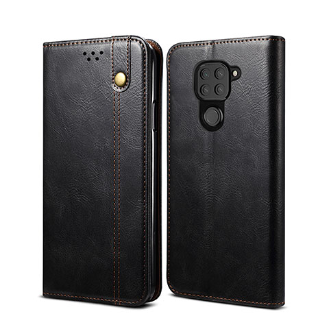 Funda de Cuero Cartera con Soporte Carcasa B01S para Xiaomi Redmi 10X 4G Negro