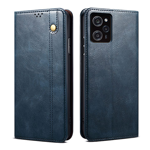 Funda de Cuero Cartera con Soporte Carcasa B01S para Xiaomi Redmi Note 12 Pro Speed 5G Azul