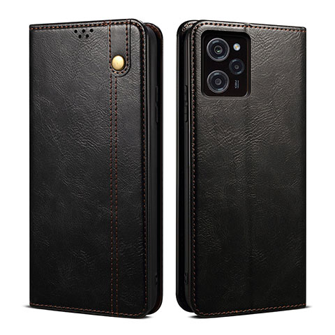 Funda de Cuero Cartera con Soporte Carcasa B01S para Xiaomi Redmi Note 12 Pro Speed 5G Negro