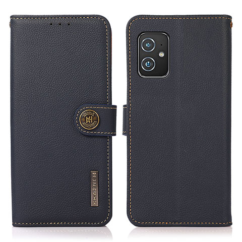 Funda de Cuero Cartera con Soporte Carcasa B02H para Asus ZenFone 8 Mini Azul