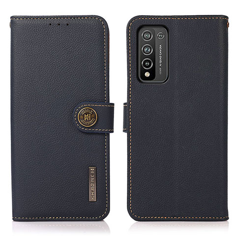 Funda de Cuero Cartera con Soporte Carcasa B02H para Huawei Honor 10X Lite Azul