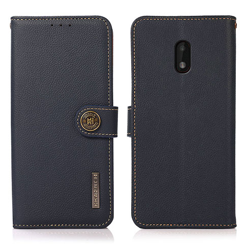 Funda de Cuero Cartera con Soporte Carcasa B02H para Nokia C01 Plus Azul