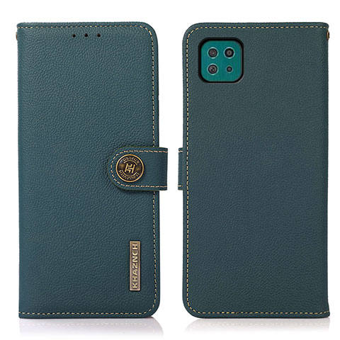 Funda de Cuero Cartera con Soporte Carcasa B02H para Samsung Galaxy A22 5G Verde