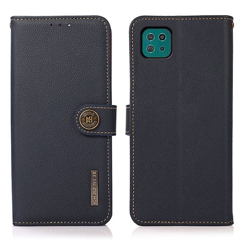 Funda de Cuero Cartera con Soporte Carcasa B02H para Samsung Galaxy A22s 5G Azul