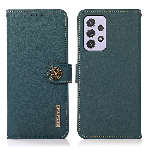 Funda de Cuero Cartera con Soporte Carcasa B02H para Samsung Galaxy A73 5G Verde