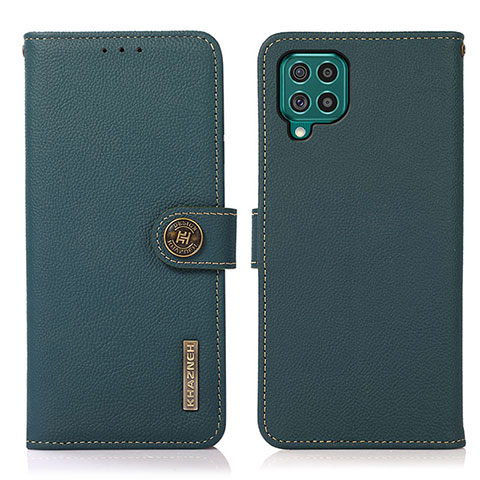 Funda de Cuero Cartera con Soporte Carcasa B02H para Samsung Galaxy F62 5G Verde