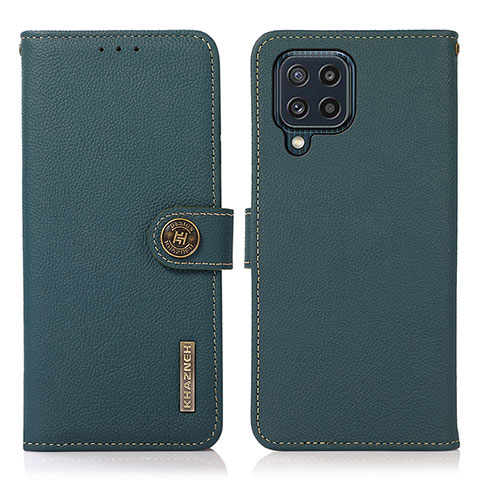 Funda de Cuero Cartera con Soporte Carcasa B02H para Samsung Galaxy M32 4G Verde