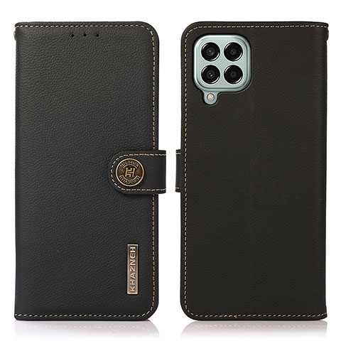 Funda de Cuero Cartera con Soporte Carcasa B02H para Samsung Galaxy M33 5G Negro