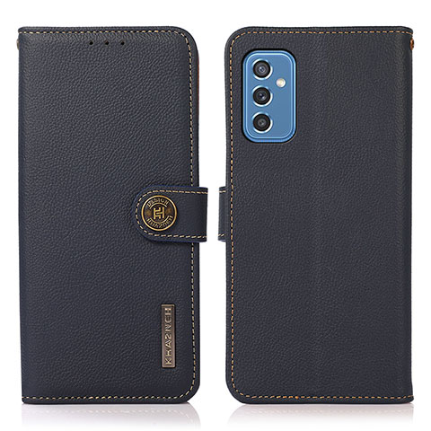 Funda de Cuero Cartera con Soporte Carcasa B02H para Samsung Galaxy M52 5G Azul