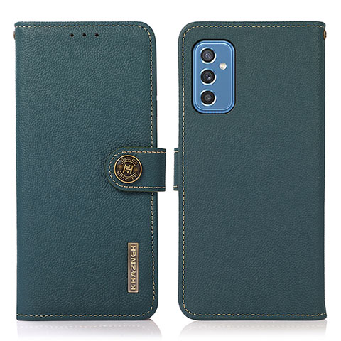 Funda de Cuero Cartera con Soporte Carcasa B02H para Samsung Galaxy M52 5G Verde