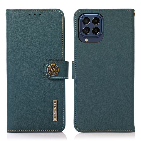 Funda de Cuero Cartera con Soporte Carcasa B02H para Samsung Galaxy M53 5G Verde