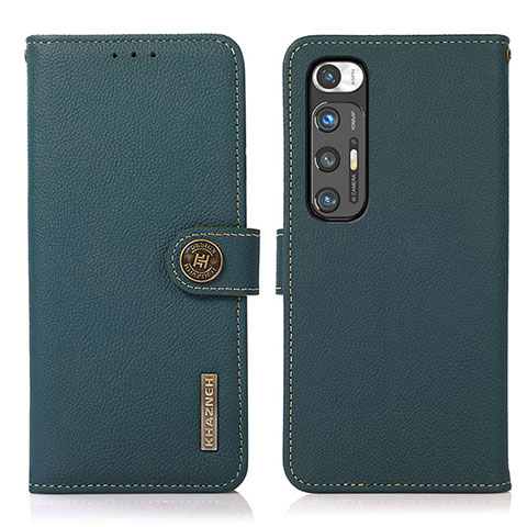 Funda de Cuero Cartera con Soporte Carcasa B02H para Xiaomi Mi 10S 5G Verde