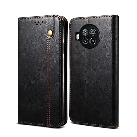 Funda de Cuero Cartera con Soporte Carcasa B02S para Xiaomi Mi 10T Lite 5G Negro