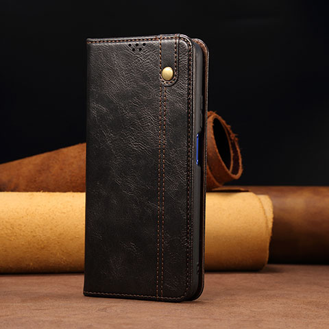 Funda de Cuero Cartera con Soporte Carcasa B02S para Xiaomi Redmi 10C 4G Negro