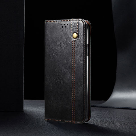 Funda de Cuero Cartera con Soporte Carcasa B02S para Xiaomi Redmi 9T 4G Negro