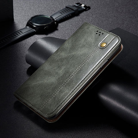 Funda de Cuero Cartera con Soporte Carcasa B02S para Xiaomi Redmi K40 Pro 5G Verde