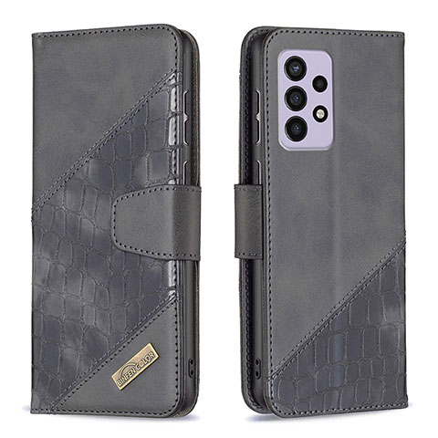 Funda de Cuero Cartera con Soporte Carcasa B03F para Samsung Galaxy A33 5G Negro