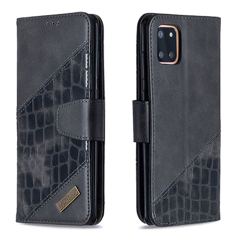 Funda de Cuero Cartera con Soporte Carcasa B03F para Samsung Galaxy M60s Negro