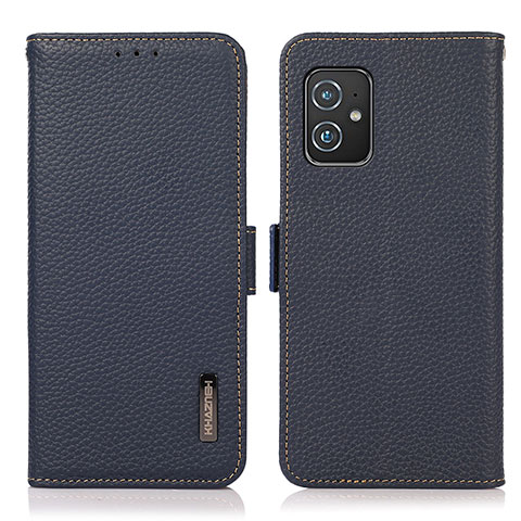 Funda de Cuero Cartera con Soporte Carcasa B03H para Asus ZenFone 8 Mini Azul